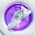 巡航鸟运动鞋男鞋子2021秋季新款潮流男士网面透气休闲跑步鞋(白紫色 42码)第5张高清大图