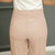 VEGININA  韩版气质马甲T恤套装三件套阔腿裤女装 2966(卡其色 XXL)第5张高清大图