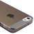 倍思 逸透轻薄保护壳硅胶 手机套后壳 适用于Apple IPhone5/5S 透黑色第6张高清大图