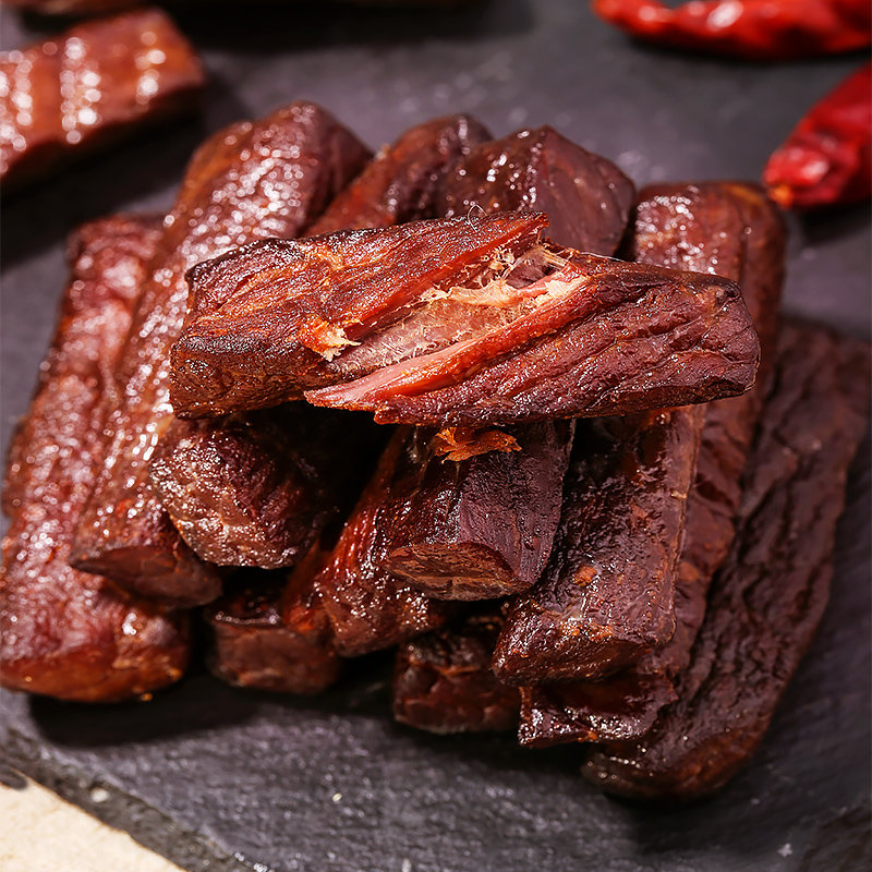 真心仁内蒙古草原风干牛肉干办公零食肉干70g