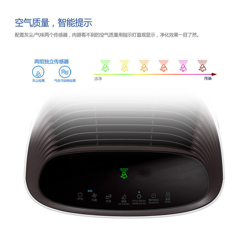 三星(samsung)空气净化器 除甲醛增强型 kj391g-k5020wd 新国标双高效