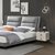 一号客厅  床意式软床卧室大床 （含床架 + 双床头柜）RC050第3张高清大图