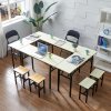 简易折叠桌长方形原木色培训桌摆摊桌学习书桌会议桌办公桌长条桌IBM桌(原木色)