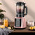 奥克斯（AUX） 破壁机家用小型加热全自动多功能豆浆机榨汁料理机HX-PB965(玫金色升级款)第2张高清大图