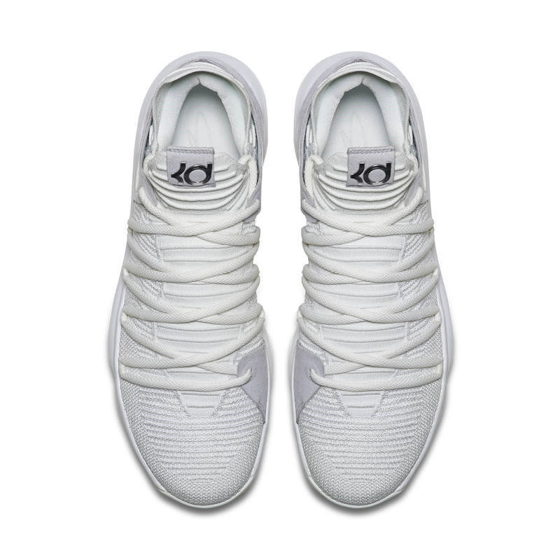 nike耐克 杜兰特10篮球鞋 kd10 白银 奥利奥 男子实战 气垫运动鞋
