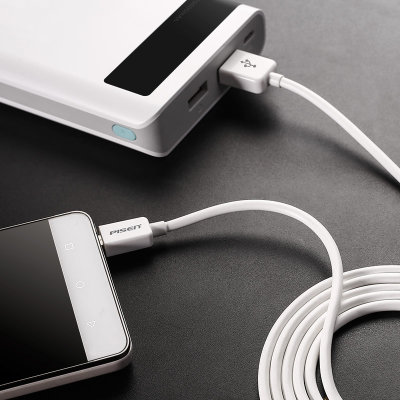 品胜（PISEN）安卓数据线充电线充电器线 接口安卓手机数据充电线通用小米oppo华为vivo加长(安卓数据线白色 0.8米)