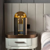 后现代时尚轻奢台灯个性简约卧室床头书桌设计感装饰台灯(黑色 D250H430MM)