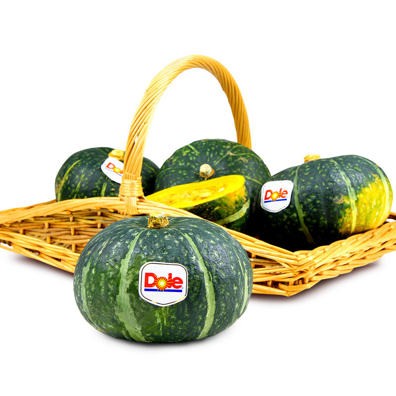 dole都乐新西兰南瓜1只新鲜进口大南瓜迷你辅食单只约0913kg新疆西藏