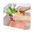 洗菜盆沥水篮水果盘客厅家用果盘创意洗菜篮子双层沥水篮(粉红)第3张高清大图