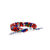 【买二送一】并力美国小狮子Rastaclat运动时尚手链女编织鞋带星空情侣手绳男潮牌手环(方块-白扣)第3张高清大图
