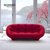 北欧写意沙发家具ligneroset弧形沙发布艺意式设计师客厅轻奢简约双人沙发(粉色)第5张高清大图