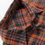 女士双袋带袖袢格子衬衫(B12032048BF XL)第5张高清大图