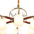 雷士照明LED现代新中式吊灯中国风客厅灯古风吊灯灯饰灯具(【亭台楼阁】6头全铜吊灯 需自配E27球泡)第4张高清大图