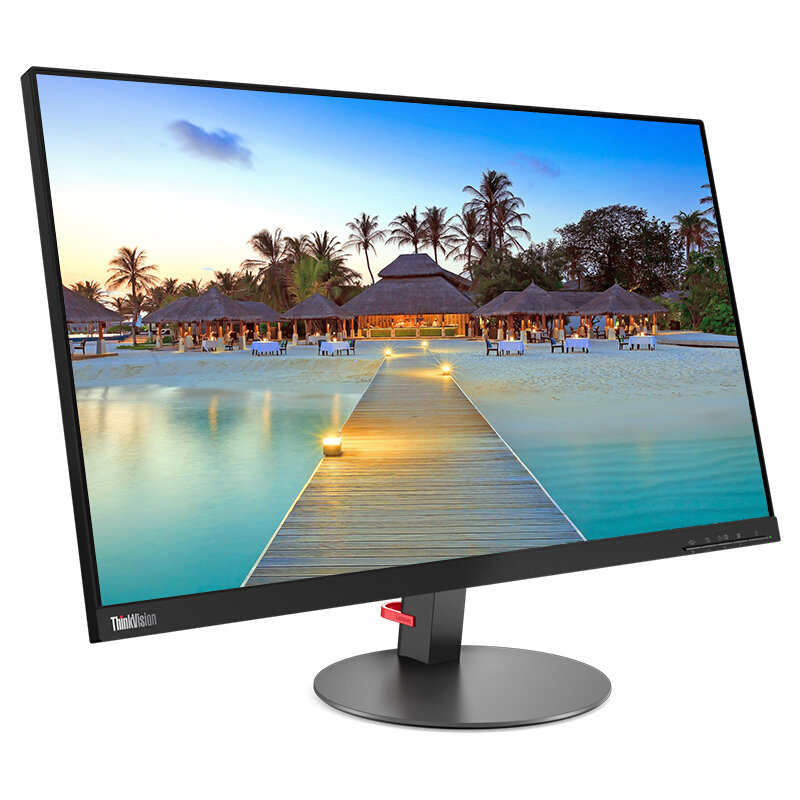 27英寸 窄边框 低蓝光不闪屏ips屏 商用办公电脑显示器 hdmi/vga接口