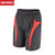 spiro运动短裤男女跑步速干夏季透气型健身五分裤男女款S184X(黑色/红色 L)第5张高清大图