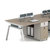卡里鳄KLE—EWQ257屏风位组合办公桌每位尺寸规格1200*600*750mm第3张高清大图