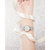金米欧(KIMIO) 优雅美搭气质腕表(银白 合金)第2张高清大图