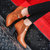 秋冬短靴韩版女学生鞋新款粗跟高跟鞋尖头马丁靴休闲裸靴h085(棕色 39)第2张高清大图