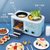 懒人网红早餐机多功能四合一家用小型三明治早餐烤面包烘培轻食机(5L四合一蓝色)第4张高清大图