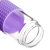谢裕泰 耐热玻璃矿泉水瓶 带不锈钢茶漏(380ML 紫色)第4张高清大图