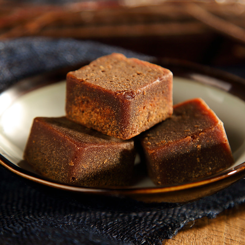 鳌古黑糖纯正柳州黑糖糖块女性红糖1820块独立包装360g