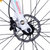 BATTLE邦德富士达女士山地车自行车禧玛诺24速26寸铝合金车架双油碟前后轮快拆卡罗拉2.0(白粉色)第5张高清大图