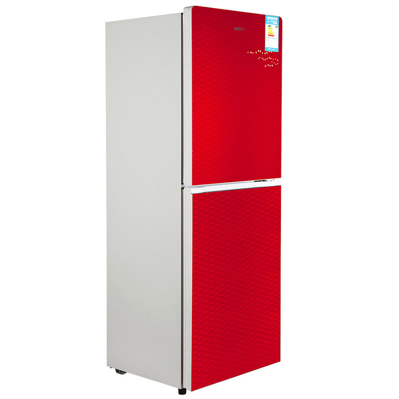 星星xingxingbcd248yv248升二门冰箱云冷红色