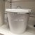 小七宜家正品克诺德附盖垃圾桶防水钢厨房家用干湿垃圾分类收纳桶(灰色小号（16升） 默认版本)第2张高清大图