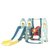 儿童室内滑梯宝宝家用滑滑梯带秋千组合小型塑料拼接加高加长加宽(火箭滑梯【迷森绿】 默认版本)第4张高清大图