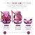 开优米 儿童安全座椅 汽车用婴儿宝宝9月至12岁适用3C认证不限车型(蓝色)第4张高清大图