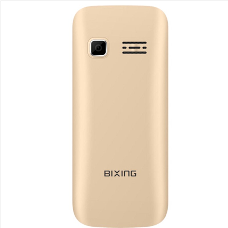 百信z1 时尚大字大声直板按键长待机 移动联通版男女款老人手机(金色)