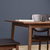 样子生活绅士系列摩卡橡木餐桌椅(胡桃色 餐桌1.6米)第4张高清大图