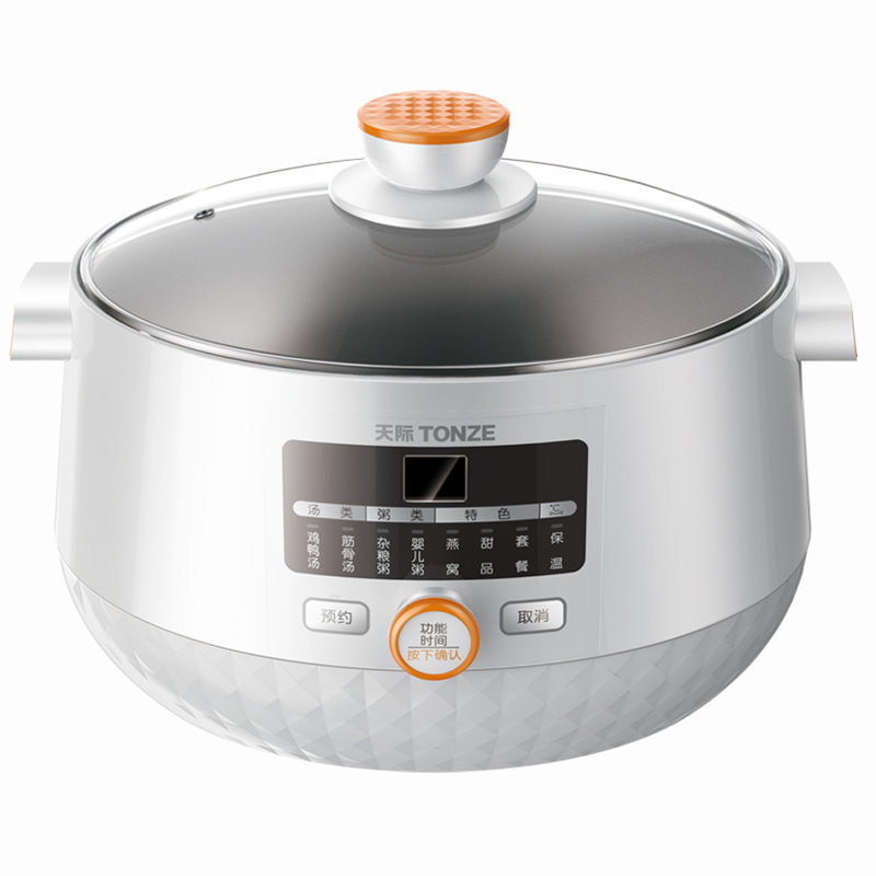 天际tonze电炖锅电炖盅隔水炖煮粥煲汤锅燕窝炖盅1锅3胆dgd1818bg18l