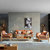 简树 北欧风格实木沙发 现代简约1+2+3小户型榉木日式客厅布艺沙发组合(单人位+双人位+三人位+茶几)第5张高清大图
