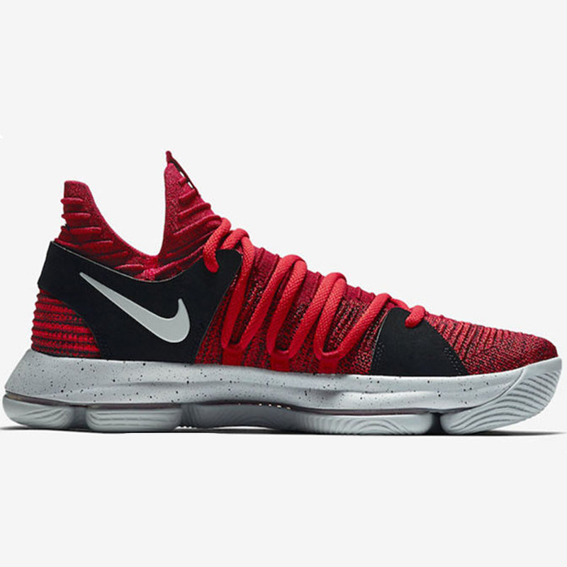 kd10 白银 奥利奥 男子实战 气垫运动鞋 897816-100 897816-001(红色