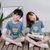 BEBEERU2020春夏款款儿童短袖韩版T恤32支休闲卡通男孩女孩上衣.(130cm 3)第2张高清大图
