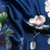 瑰蝴蝶2017夏季新款真丝桑蚕丝中袖旗袍32802(蓝色 XL)第3张高清大图