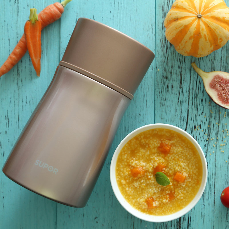 苏泊尔supor保温杯kc10bc1魔法闷烧杯保温杯304不锈钢真空焖烧杯1000