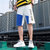 【W.Xuan】短裤男夏天五分裤薄款休闲运动宽松沙滩大裤衩(粉红色 30)第2张高清大图