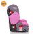 SIDM/斯迪姆汽车儿童安全座椅德国设计9月-12岁变形金刚升级版可配ISOFIX接口三大升级宽体五点式座椅可加前置护体(玫瑰紫+竹纤维套)第3张高清大图