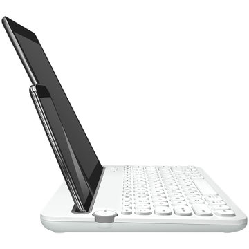 罗技（Logitech）K480 多设备蓝牙键盘  IPAD键盘  手机键盘 时尚键盘女生版 蓝牙鼠标伴侣 白色