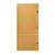 家乐铭品带门储物柜A39 木质收纳柜子(木纹色)第4张高清大图