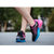 耐克女鞋Nike max90全掌气垫跑步鞋皮面运动鞋(黑桃红皮面)第3张高清大图
