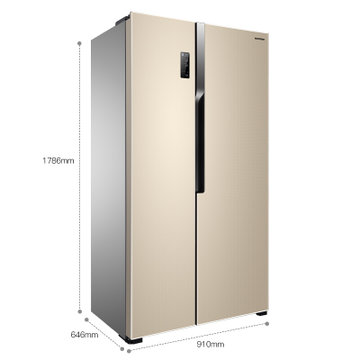 容声（Ronshen）BCD-529WD12HY 529升 对开门 风冷无霜 冷藏冷冻 保鲜存储 静音节能 家用电冰箱