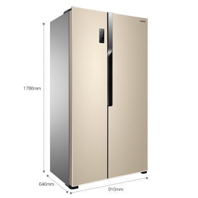 容声（Ronshen）BCD-529WD12HY 529升 对开门 风冷无霜 冷藏冷冻 保鲜存储 静音节能 家用电冰箱
