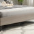 拉斐曼尼 BSA001 北欧简约实木床1.5米双人床主卧小户型皮艺床软包床(图片 1.8m床)第4张高清大图