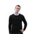 【美国百年品牌】U.S. POLO春季新款男士修身长袖针织衫(圆领焦糖黄 M)第2张高清大图