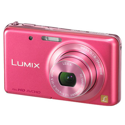 松下（Panasonic）DMC-FX80数码相机（粉色） 德国徕卡镜头 1200万像素24MM广角5倍光学变焦的小型家用相机。操作简便，适合老人和孩子。