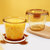 玻璃汤碗家用汤杯密封带盖可微波炉加热带饭喝粥碗便携上班族饭盒(北欧绿0.7升汤碗（可微波炉加热）)第5张高清大图