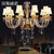 汉斯威诺水晶吊灯欧式客厅灯现代简约卧室灯创意艺术书房灯led餐厅北欧风情灯HS701049(带灯罩 12头)第3张高清大图